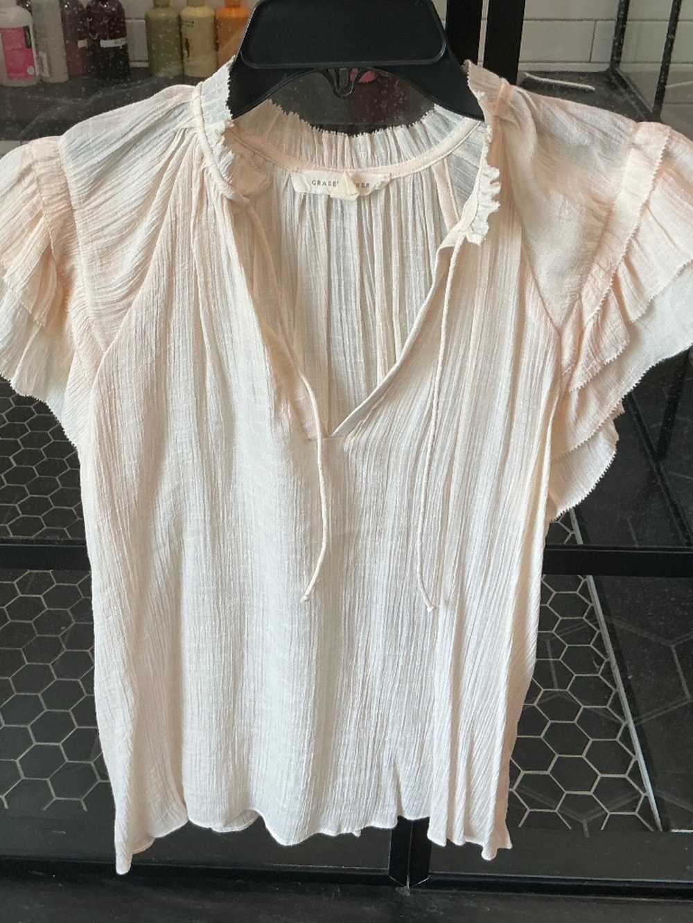Grade & Gather sheer top